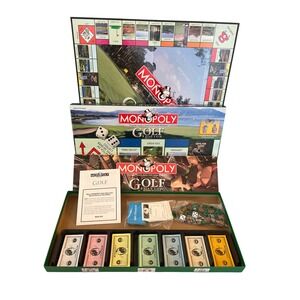 Monopoly Golf Edition Board Game USAopoly Parker Brothers Pebble Beach Pinehurst